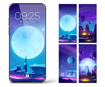 Design screen illustrations
